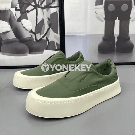 Erkekler üçin rahat slip-on gündelik platforma krasowkalar