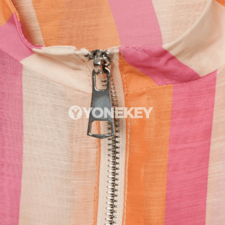 Zolakly ýeňil kesimli aýallar üçin moda trench palto