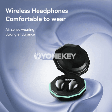 Bluetooth TWS gulak içi nausnikler, uzyn batareýaly, mikrofonly