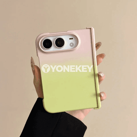 iPhone Duo üçin gradient slim gorag gapagy, ýeňil we berk