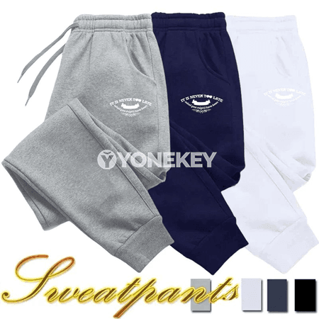 Erkekler üçin ýyly sport jogger balaklar, türgenleşik üçin