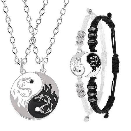 ​☯️ Aýrylyşmaz  Baglanyşyk: Yin-Yang  Jübüt Bilezligi! ☯️