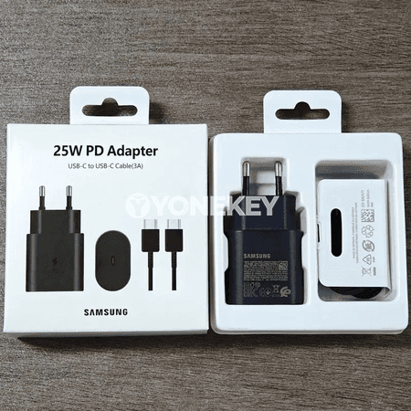 Samsung 25W çalt güýçlendiriji adapter, Z Flip/Fold we Galaxy üçin