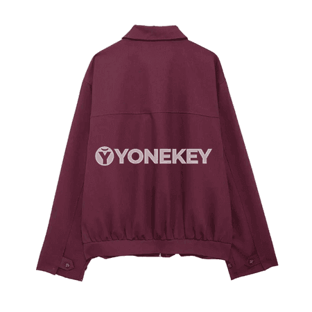 Zenanlar üçin ýeňil boýunlykly zipli ýaz güýz jaket