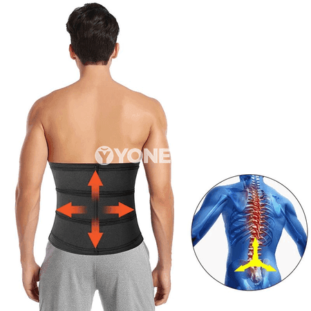 Erkekler üçin beli şekillendiriji kemer, fitnes üçin amatly, berk oturýan