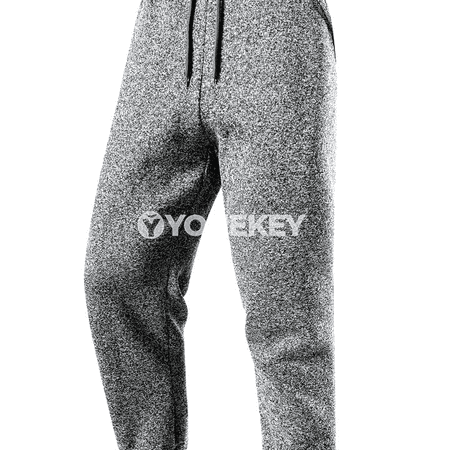 Erkekler üçin ýyly fleece sport balaklary, güýz-gyş jogger