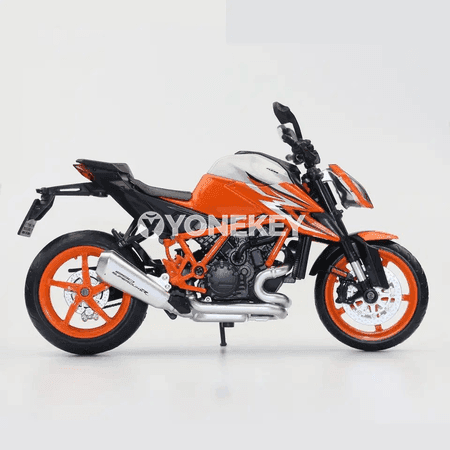 KTM 1290 Super Duke R 2022 metal motosikl modeli 1:12