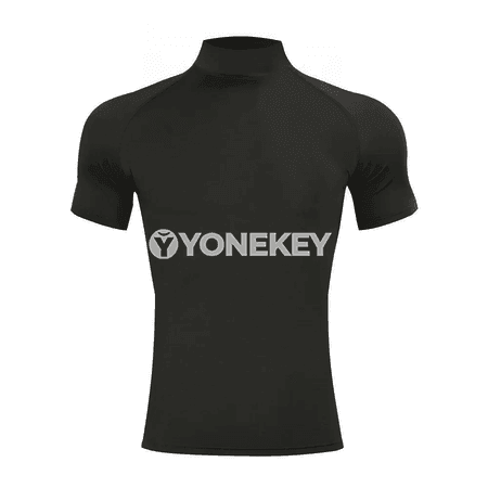 Erkekler üçin sport kompress futbolka, çalt guradyjy, gysga ýeňli