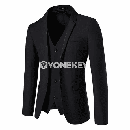 Erkekler üçin işewür-kasual blazer, inçe kesim, bir düwmeli