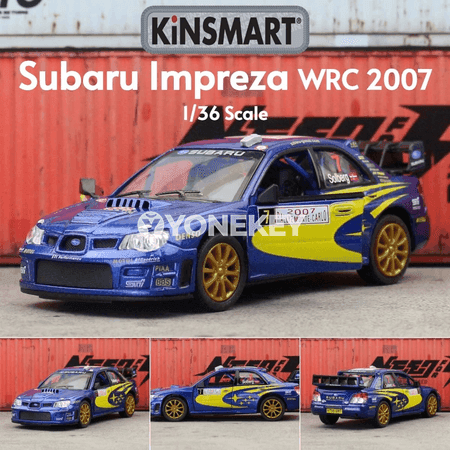 KiNSMART Subaru Impreza WRC 1:36 metal model awtoulagy