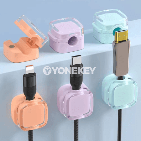 NNBILI 6 sany magnitli kabel tutujy, reňkli sim tertipleýji