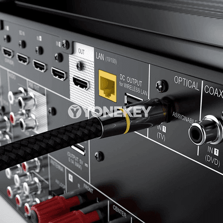 Optiki audio kabeli, Toslink SPDIF, TV we saz ulgam üçin