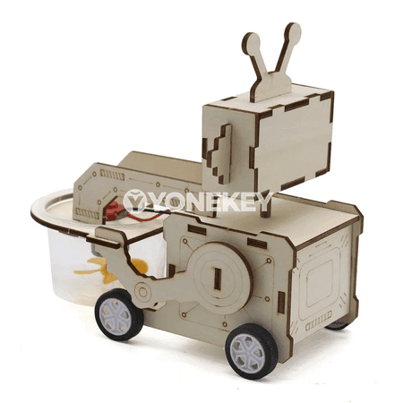 Çagalar üçin DIY arassalaýjy robot tejribe toplumy