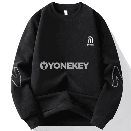 Erkekler üçin ýyly fleesli hoodie, gyşky casual pulower