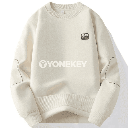 Erkekler üçin ýyly fleece hoodili switer, gündelik köýnek