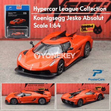 Koenigsegg Jesko Absolut 1:64 metal model maşynjyk
