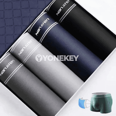 Erkekler üçin 4 sany pagta boksir içki eşik, amatly uly ölçegler