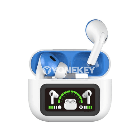 K18 Bluetooth 5.2 TWS sport gulaklyklary, mikrofonly, simsiz