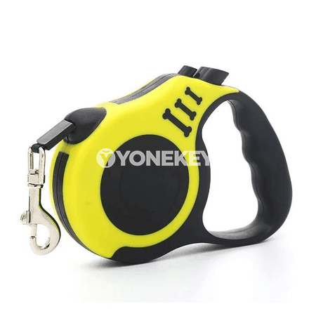 Çydamly neýlon it boýunbagy, 3 m / 5 m yzyna çekilýän tasma