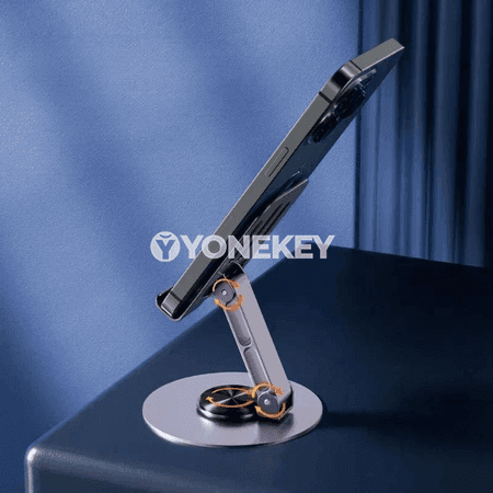 Metaldan 360° öwrülýän durnukly telefon stendi