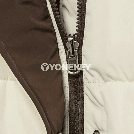 Zenanlar üçin gyş hoodili ýyly parka kurtka, giň kesimli, rahat model