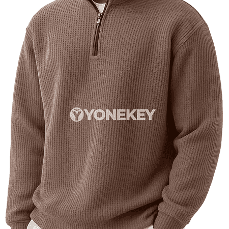 Erkekler üçin half zip hoodi — güýz ýaz sport ýyly sweatshirt