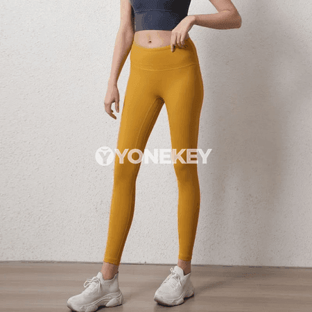Zenanlar üçin ýokary elastikli sport leggins, ýokary bil, ýoga we fitnes üçin