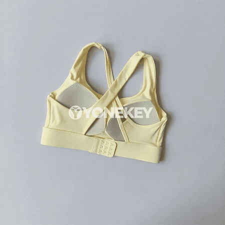 Zenanlar üçin çalt gurýan sport bra — ýoga, fitnes we pilates üçin