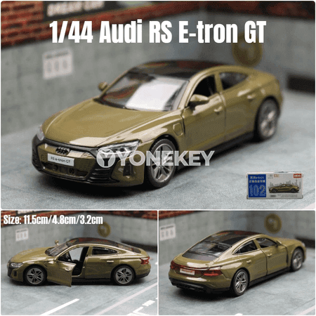 Audi RS E-tron GT metal oýunjak awtoulag, 1:43, çagalar üçin