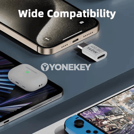 NNBILI PD140W Type-C to Type-C ýokary tizlikli maglumat we zarýad adapteri