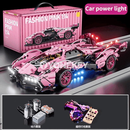 1:14 gülgüne gurluşyk blokly roadster, RC tehnologiýaly sport modeli