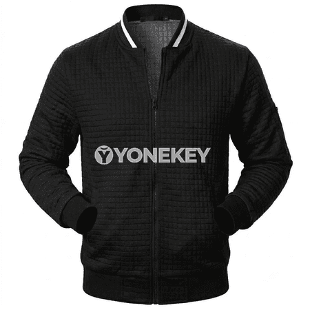 Erkekler üçin güýz-gyş sport zipli jaket, ýeňil gündelik sweatshirt
