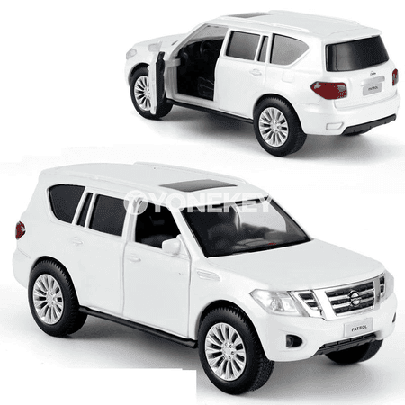 Nissan Patrol Y62 1:36 metal oýunjak awtoulag, iki reňkli