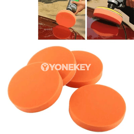 Awtoulag polirowka üçin gubkaly padlar, 5/10 sany, 125/150 mm