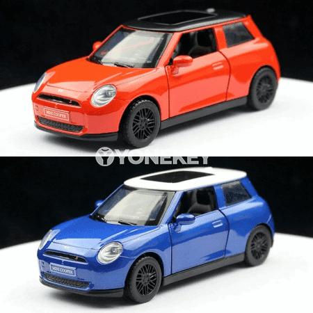 Mini Cooper S 1:34 metal model awtoulag, çekilýän oýnawaç