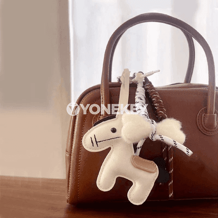 Multfilm pony sumka bezegi – deri açar halka, sowgatlyk aksessuar