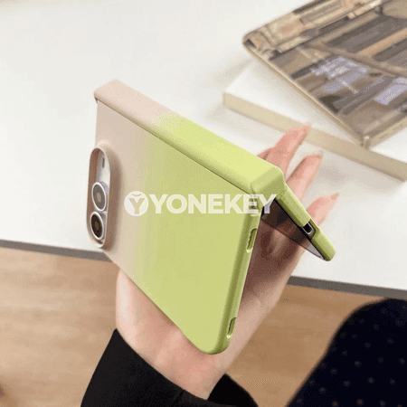 iPhone Duo üçin gradient slim gorag gapagy, ýeňil we berk