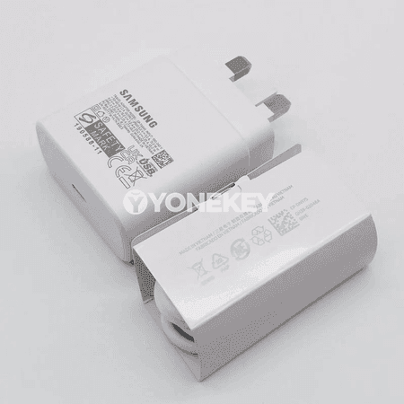 Samsung Galaxy üçin 45W UK adapter, Type-C kabel bilen