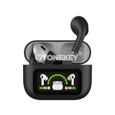 K18 Bluetooth 5.2 TWS sport gulaklyklary, mikrofonly, simsiz