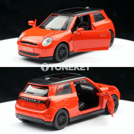 Mini Cooper S 1:34 metal model awtoulag, çekilýän oýnawaç