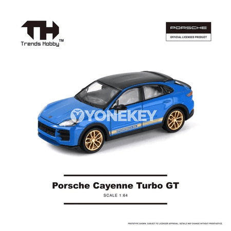 Porsche Cayenne Turbo GT 1:64 metal modeli, kolleksiýa oýnawaç awtoulag