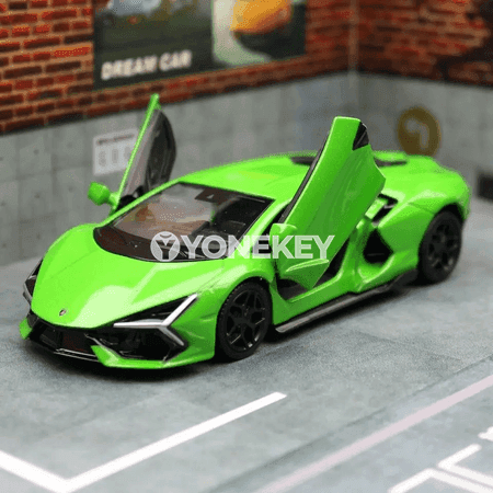 Lamborghini Revuelto 1:36 metal model maşyn, çagalar üçin