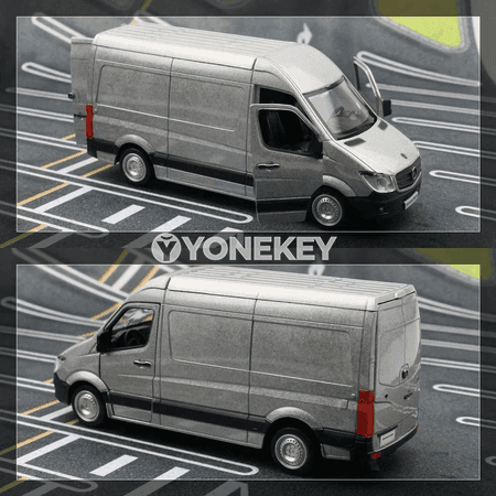 Mercedes-Benz Sprinter metal modeli, 1/36, çekilme görnüşli oýnawaç awtobus