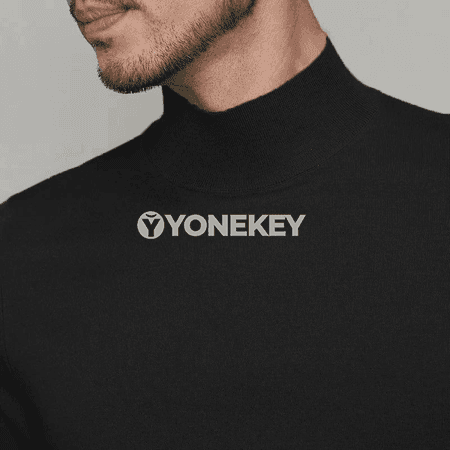 Erkekler üçin ýyly ýeňil trikotaž golfly switer, güýz-gyş üçin
