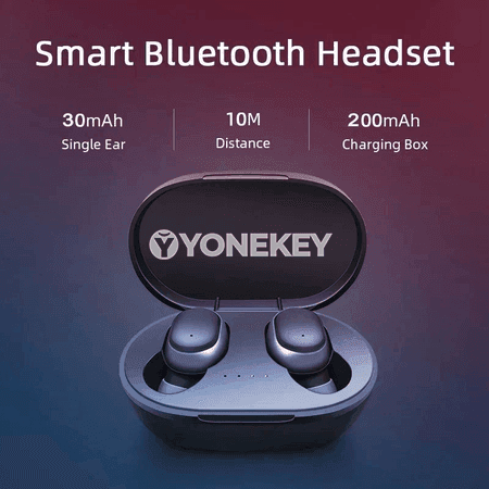 DAMORE A6S simsiz Bluetooth nauşnik, mikrofonly, ses öçüriji