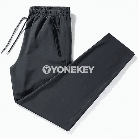 Erkekler üçin giň göwürjejli elastik billi gönülegel balaklar, 4XL-5XL