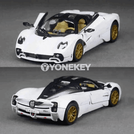 Pagani Utopia Coupe 1:36 metal modeli, çekilýän oýnawaç awtoulag