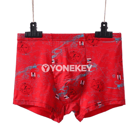 Erkekler üçin ýokary elastik modal boxer içki şortikler, 2XL-7XL