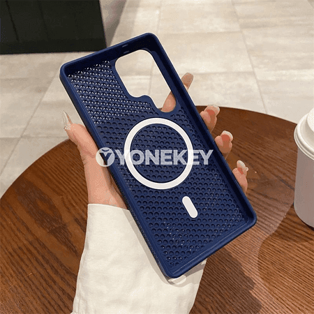 Samsung S22/S23/S24/S25 üçin magnitli dem alýan gorag gabyk