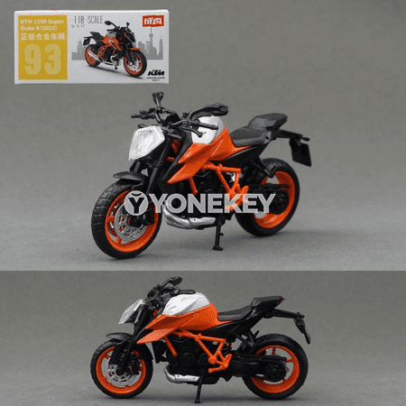KTM 1290 Super Duke R 1:18 metal motosikl modeli